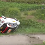 L'Opel Adam pendant le crash