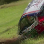 La Ford Fiesta R2 pendant le crash