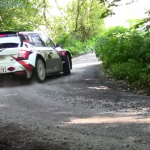 Une Skoda Fabia R5 lors des tests