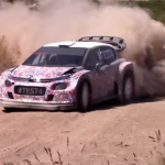 La C3 WRC lors des essais