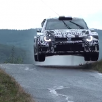La Volkswagen Polo R WRC 2017 en l'air