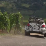 La Volkswagen Polo R WRC sur une bosse