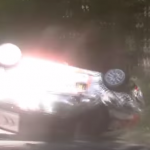 La Citroën DS3 R1 en plein tonneaux