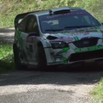 La Ford Focus WRC pendant le choc
