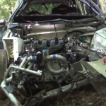 La Ford Fiesta R5 après le crash