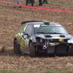 Une Citroën DS3 R5 hors de la route