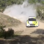 Une Ford Fiesta R5 lors des essais