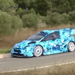 La Ford Fiesta WRC 2017 pendant les essais