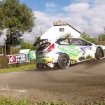 Une Ford Fiesta R5 en glisse