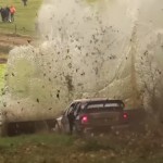 La Skoda Fabia WRC pendant le choc