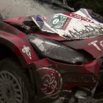 La Citroën DS3 WRC en mauvais état