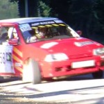La Citroën AX en glisse