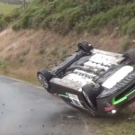 Crash d'une Renault Clio R3
