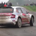 Une Skoda Fabia R5 en glisse