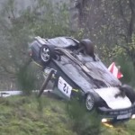 Une BMW en plein crash
