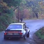 Une Ford Escort en glisse