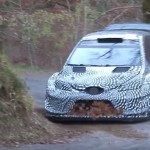 La Toyota Yaris WRC pendant les essais