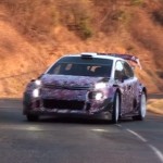 La Citroën C3 WRC pendant les essais