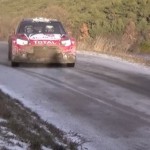 La Citroën DS3 WRC lors des essais