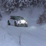 La Skoda Fabia R5 sur la neige