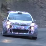 La Citroën C3 WRC pendant les essais