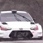 La Hyundai I20 WRC pendant les essais