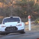 La Hyundai I20 WRC pendant les essais