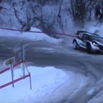 La Ford FIesta WRC dans le fossé