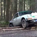 Une Porsche en mauvaise posture