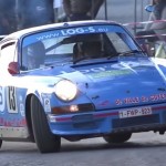 Une Porsche en glisse