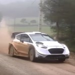 La Ford Fiesta WRC en glisse